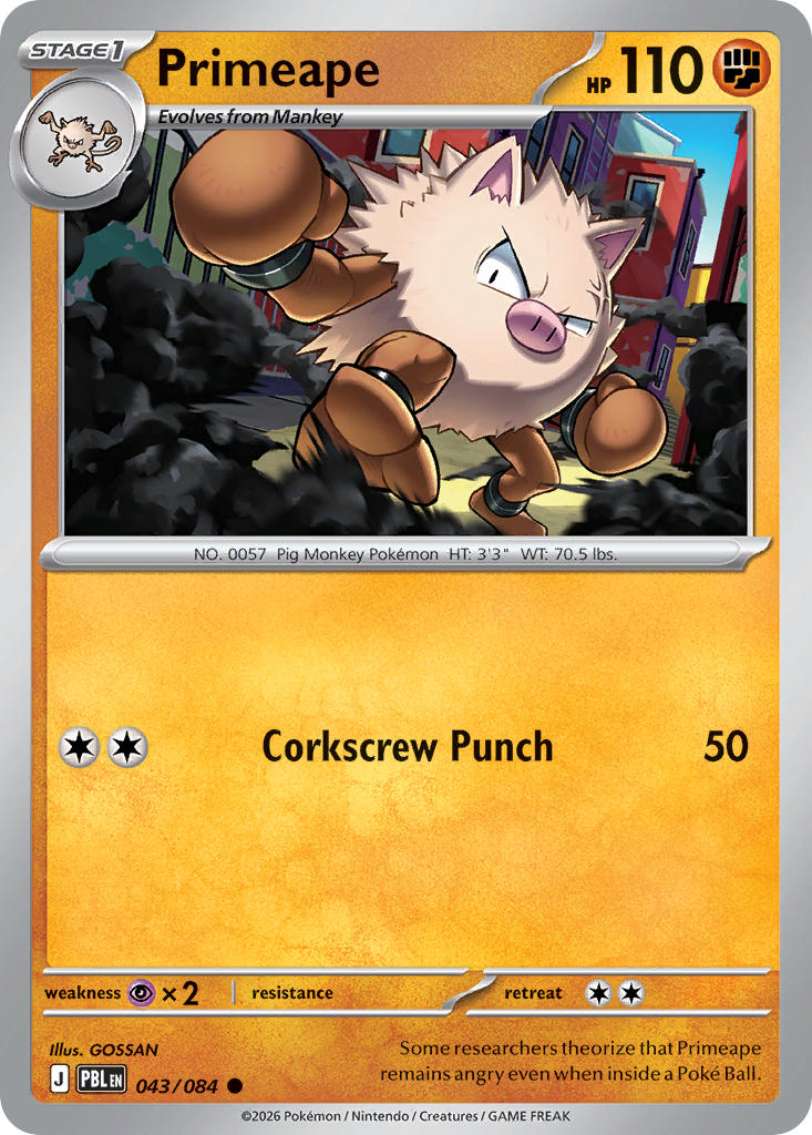 043 [PBL] Primeape - Common