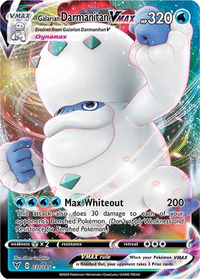 Galarian Darmanitan VMAX [VVo] - 037/185 - Ultra Rare/Holofoil