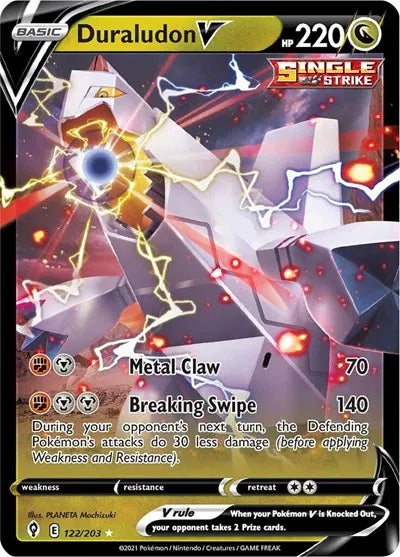Duraludon V [EvS] - 122/203 - Ultra Rare/Holofoil