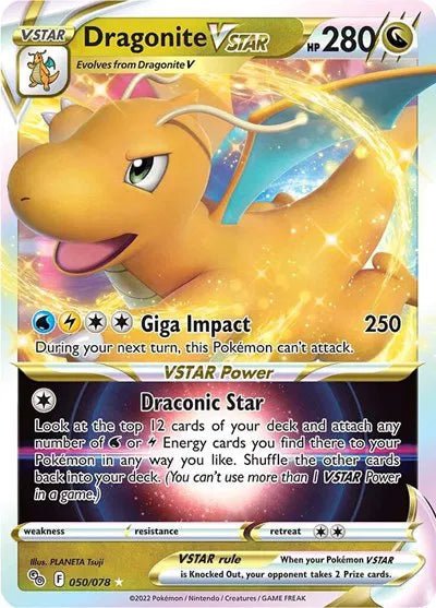 Dragonite VSTAR [PGO] - 050/078 - Ultra Rare/Holofoil