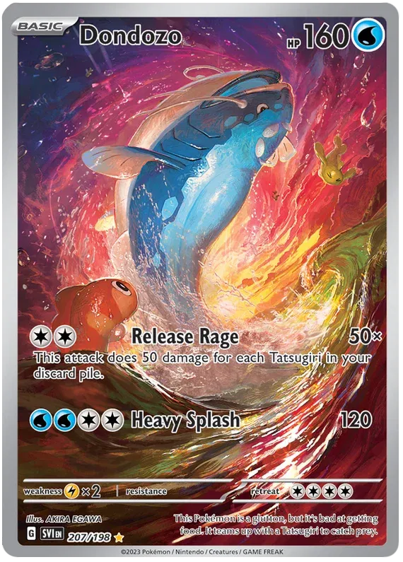 Dondozo [SV1] - 207/198 - Illustration Rare/Holofoil