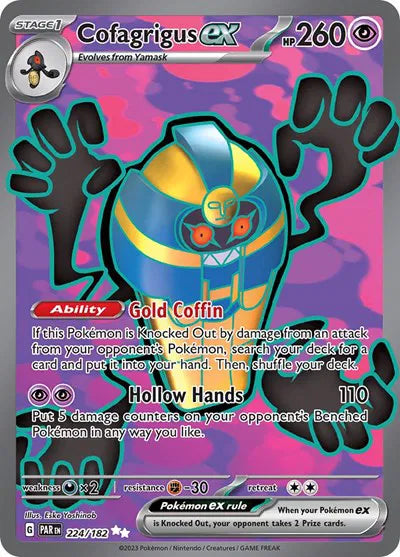 Cofagrigus ex [PAR] - 224/182 - Ultra Rare/Holofoil