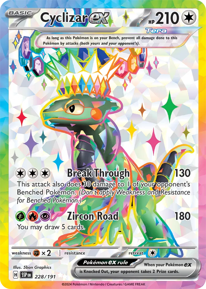 Cyclizar ex [SSP] - 228/191 - Ultra Rare/Holofoil