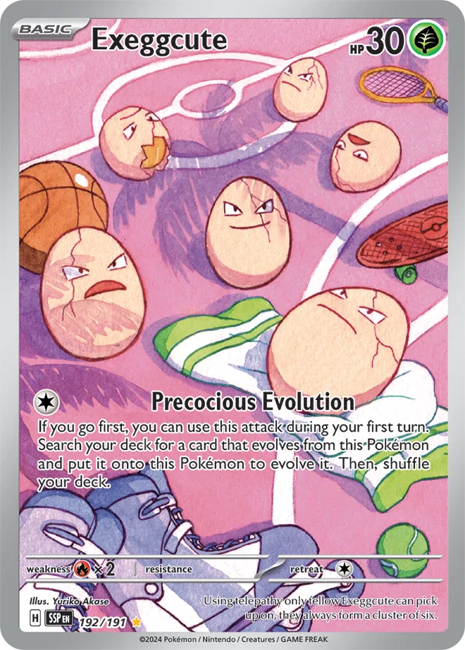 Exeggcute [SSP] - 192/191 - Illustration Rare/Holofoil
