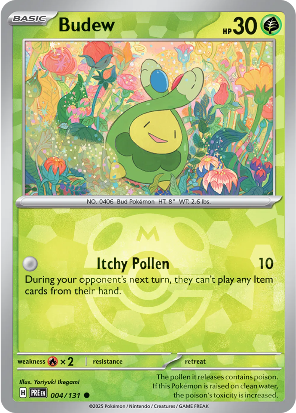 Budew (Master Ball Pattern) [PRE] - 004/131 - Common/Holofoil
