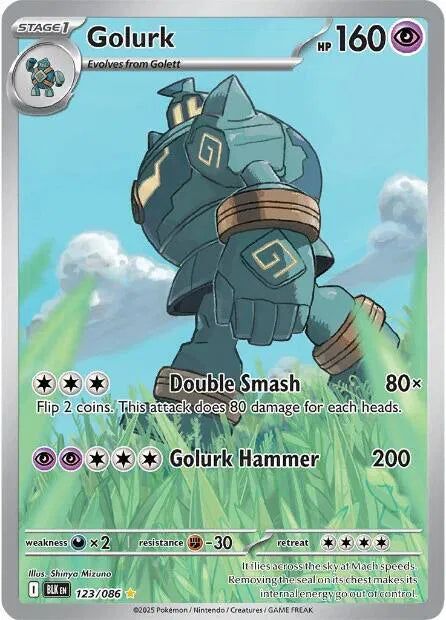 Golurk [BLK] - 123/086 - Illustration Rare/Holofoil