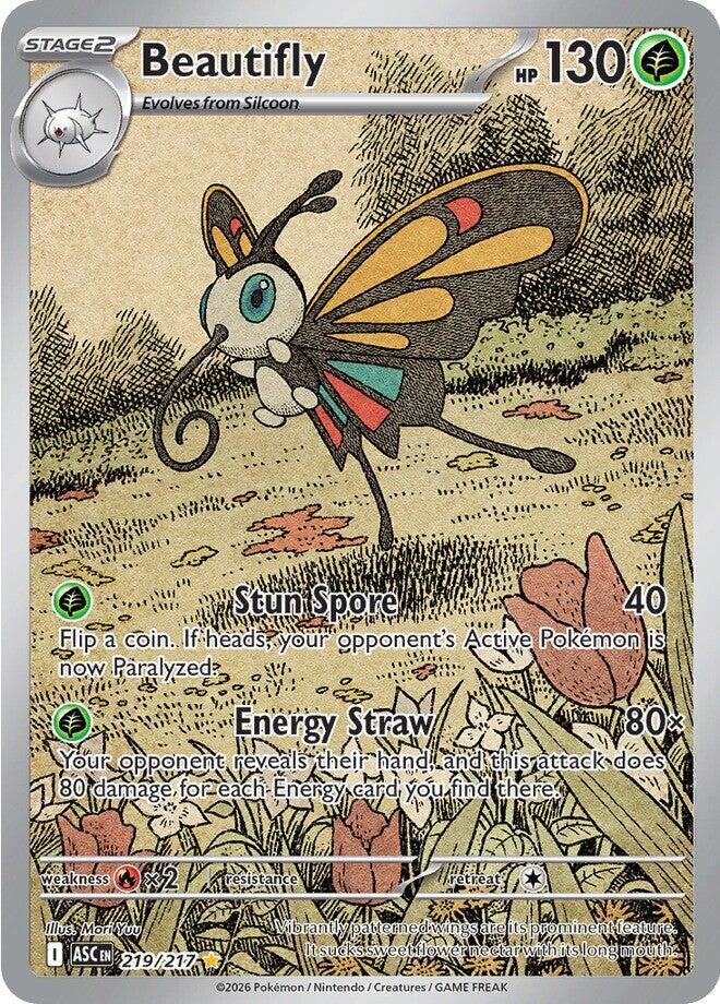 Beautifly [ASC] - 219/217 - Illustration Rare/Holofoil
