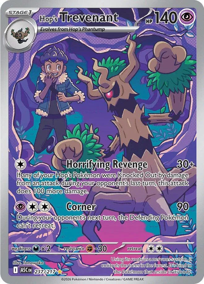 Hop's Trevenant [ASC] - 237/217 - Illustration Rare/Holofoil