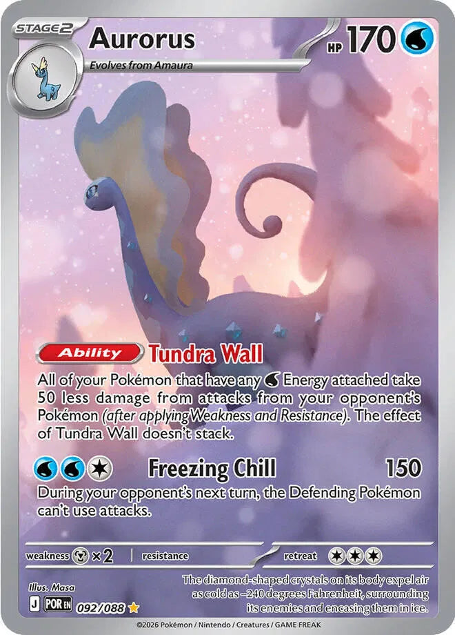 Aurorus [POR] - 092/088 - Illustration Rare/Holofoil